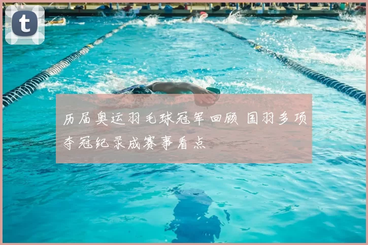 历届奥运羽毛球冠军回顾 国羽多项夺冠纪录成赛事看点